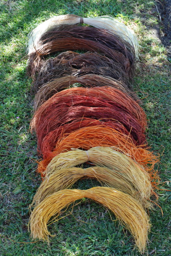 Natural fiber for rope dilly bag